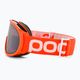 POC POCito Retina fluorescencinės oranžinės spalvos / skaidrumo pocito vaikiški slidinėjimo akiniai 4