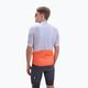 Vyriški dviratininkų marškinėliai POC Essential Road Logo granite grey/zink orange 3