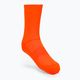 POC Fluo Mid fluorescencinės oranžinės dviratininkų kojinės