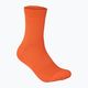 POC Fluo Mid fluorescencinės oranžinės dviratininkų kojinės 4