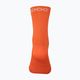 POC Fluo Mid fluorescencinės oranžinės dviratininkų kojinės 5