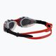 Zoggs Predator Flex Titanium skaidrūs/raudoni/raudoni dūminiai plaukimo akiniai 461054 4