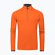 KJUS vyriškas Feel Half-Zip oranžinis slidinėjimo džemperis MS25-E06