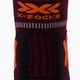 Vyriškos sportinės kojinės X-Socks Trail Run Energy burgundy-orange RS13S19U-O003 5