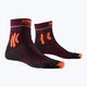 Vyriškos sportinės kojinės X-Socks Trail Run Energy burgundy-orange RS13S19U-O003 6