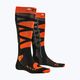 X-Socks Ski Control 4.0 juodos/oranžinės slidinėjimo kojinės XSSSKCW19U 4