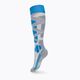 Moteriškos slidinėjimo kojinės X-Socks Ski Control 4.0 pilkai mėlynos XSSSKCW19W 2