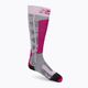 Moteriškos slidinėjimo kojinės X-Socks Ski Rider 4.0 pilkos spalvos XSSSKRW19W