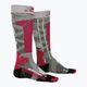 Moteriškos slidinėjimo kojinės X-Socks Ski Rider 4.0 pilkos spalvos XSSSKRW19W 4