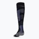 X-Socks Carve Silver 4.0 juodai pilkos slidinėjimo kojinės XSSS47W19U 2