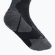 X-Socks Ski Silk Merino 4.0 juodos/tamsiai pilkos melanžinės kojinės 3