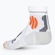 Vyriškos X-Socks Marathon Energy 4.0 bėgimo kojinės arctic white/trick orange 4