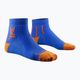 Vyriškos bėgimo kojinės X-Socks Run Perform Ankle twyce blue/orange