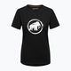 Mammut Graphic moteriški trekingo marškinėliai juodi 4