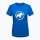 Moteriški trekingo marškinėliai Mammut Graphic blue 4
