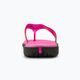 Moteriškos šlepetės per pirštą RIDER Aqua V black/pink 6
