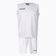 Spalding Atlanta 21 vyrų krepšinio komplektas šortai ir marškinėliai balti SP031001A221