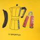 La Sportiva vyriški alpinistiniai marškinėliai Breakfast yellow H32100100 3