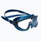 Cressi Skylight mėlyna metalinė plaukimo kaukė DE2033555