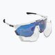 SCICON Aeroshade Kunken white gloss/scnpp multimirror blue dviratininkų akiniai EY31030800