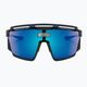 SCICON Aerowatt juodi blizgūs/sknpp daugiaspalviai mėlyni dviratininkų akiniai EY37030200 3