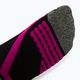 Mico vidutinio svorio X-Performance X-C slidinėjimo kojinės juodos/rožinės CA00146 4