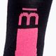 Moteriškos Mico Heavy Weight Primaloft slidinėjimo kojinės juoda/rožinė CA00119 3