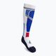 Mico vidutinio svorio M1 slidinėjimo kojinės baltos ir mėlynos CA00102