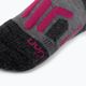 Moteriškos UYN Ski Merino šviesiai pilkos/rožinės kojinės 5