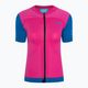 Moteriški dviratininkių marškinėliai UYN Garda magenta/cyan 5