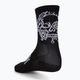 Alé Calza Q-Skin 16 cm Skull juodos dviratininkų kojinės 2