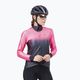 Moteriška dviračių striukė Alé Gradient rosa fl nero/fl.pink black