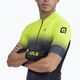 Vyriški dviratininko marškinėliai Alé Maglia MC Gradient fluorescent yellow 4