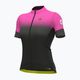 Moteriški dviračių marškinėliai Alé Maglia Donna MC Gradient fluo pink