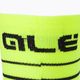 Alé Calza Riciclato 16 cm Vienos fluorescencinės geltonos dviratininkų kojinės 3