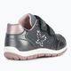 Vaikiški batai Geox Heira dark grey/dark pink 10