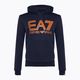 Vyriškas džemperis EA7 Emporio Armani Train Logo Series Oversize Logo Hoodie Coft navy blue