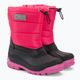 CMP Sneewy rožinės/juodos spalvos jaunimo sniego batai 3Q71294/C809 4
