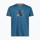Vyriški CMP trekingo marškinėliai mėlyni 30T5057/07MN