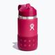 Hydro Flask plačiakaklis su šiaudeliu ir dangteliu 355 ml rožinės spalvos terminis butelis W12BSWBB623 2