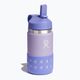 Hydro Flask plačiakaklis su šiaudeliu ir dangteliu 355 ml terminis butelis violetinės spalvos W12BSWBB519 2