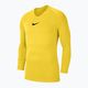 Vaikiški termoaktyvūs marškinėliai ilgomis rankovėmis Nike Dri-FIT Park First Layer tour yellow/black 4
