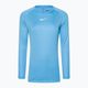 Moteriški termoaktyvūs marškinėliai ilgomis rankovėmis Nike Dri-FIT Park First Layer LS university blue/white