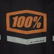 Vyriški dviratininko marškinėliai 100% Airmatic 3/4 black/orange 3