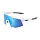 Dviračių akiniai 100% Speedcraft Multilayer Mirror Lens matiniai balti/hiper blue 7