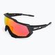 100% Speedtrap Multilayer Mirror Lens Soft Tact juoda/hiper red dviratininkų akiniai 5