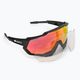 100% Speedtrap Multilayer Mirror Lens Soft Tact juoda/hiper red dviratininkų akiniai 6