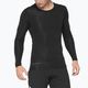 Vyriški dviračių marškinėliai ilgomis rankovėmis 100% R-Core Concept black