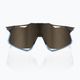 Dviračių sporto akiniai 100% Hypercraft matinės juodos spalvos / minkšto aukso veidrodžio 8