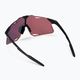 Dviračių sporto akiniai 100% Hypercraft matinės juodos/hiper raudonos spalvos daugiasluoksnis veidrodis 3